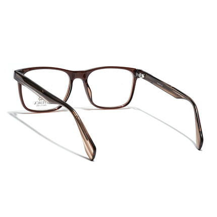 Eyejack Brown Wayfarer Eyeglasses for Men & Women (163003FCL2255)