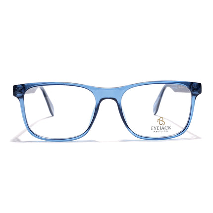 Eyejack Blue Wayfarer Eyeglasses for Men & Women (163003FCL2257)