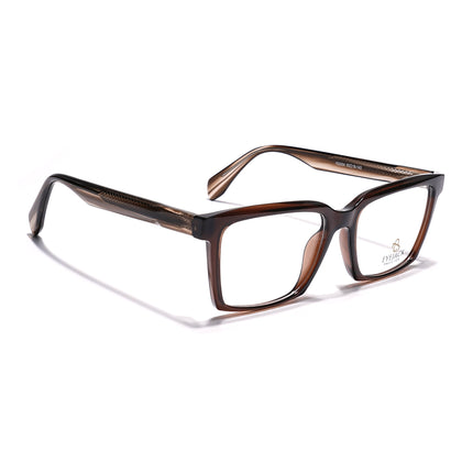 Eyejack Brown Rectangle Eyeglasses for Men & Women (163004FCL2263)