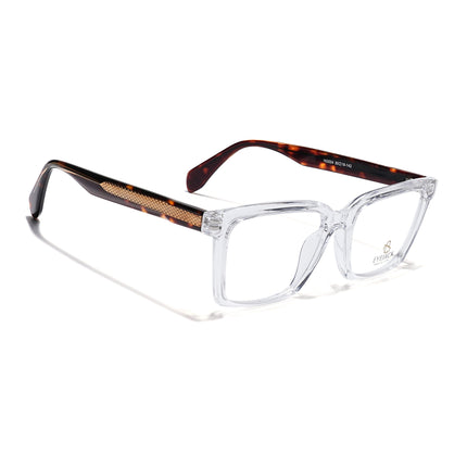 Eyejack Transparent Rectangle Eyeglasses for Men & Women (163004FCL2267)