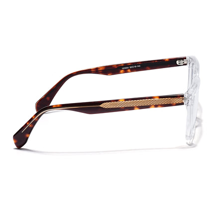 Eyejack Transparent Rectangle Eyeglasses for Men & Women (163004FCL2267)