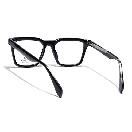 Eyejack Shine Black Wayfarer Eyeglasses for Men & Women (163005FCL2268)