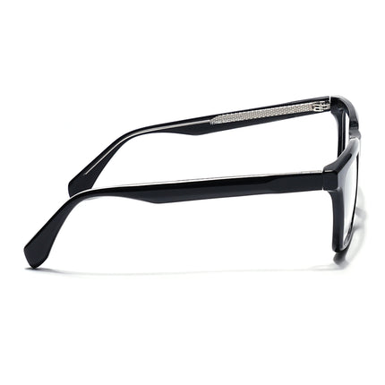 Eyejack Shine Black Wayfarer Eyeglasses for Men & Women (163005FCL2268)