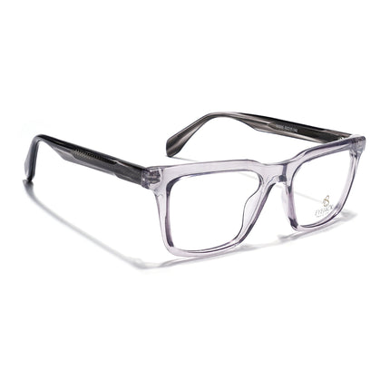 Eyejack Grey Wayfarer Eyeglasses for Men & Women (163005FCL2270)