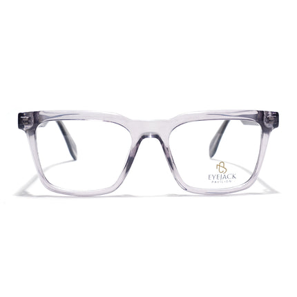 Eyejack Grey Wayfarer Eyeglasses for Men & Women (163005FCL2270)