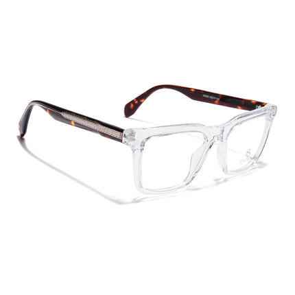 Eyejack Transparent Wayfarer Eyeglasses for Men & Women (163005FCL2275)