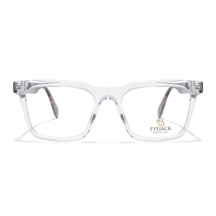 Eyejack Transparent Wayfarer Eyeglasses for Men & Women (163005FCL2275)