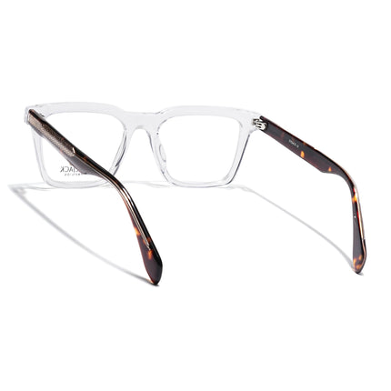 Eyejack Transparent Wayfarer Eyeglasses for Men & Women (163005FCL2275)