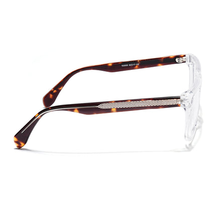 Eyejack Transparent Wayfarer Eyeglasses for Men & Women (163005FCL2275)