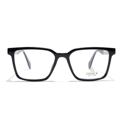 Eyejack Shine Black Wayfarer Eyeglasses for Men & Women (163006FCL2276)