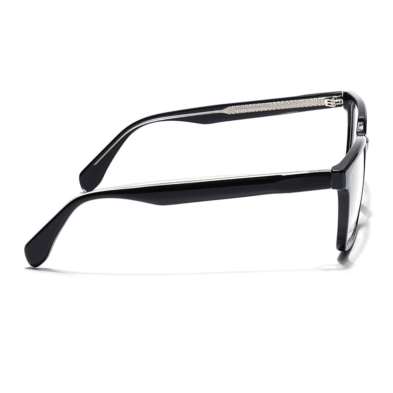 Eyejack Shine Black Wayfarer Eyeglasses for Men & Women (163006FCL2276)