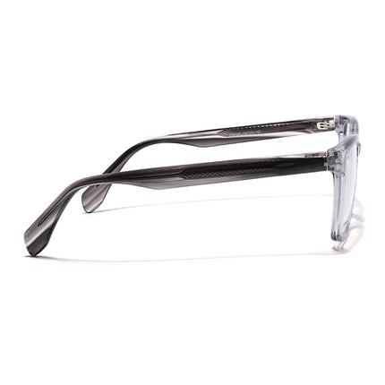 Eyejack Grey Wayfarer Eyeglasses for Men & Women (163006FCL2278)