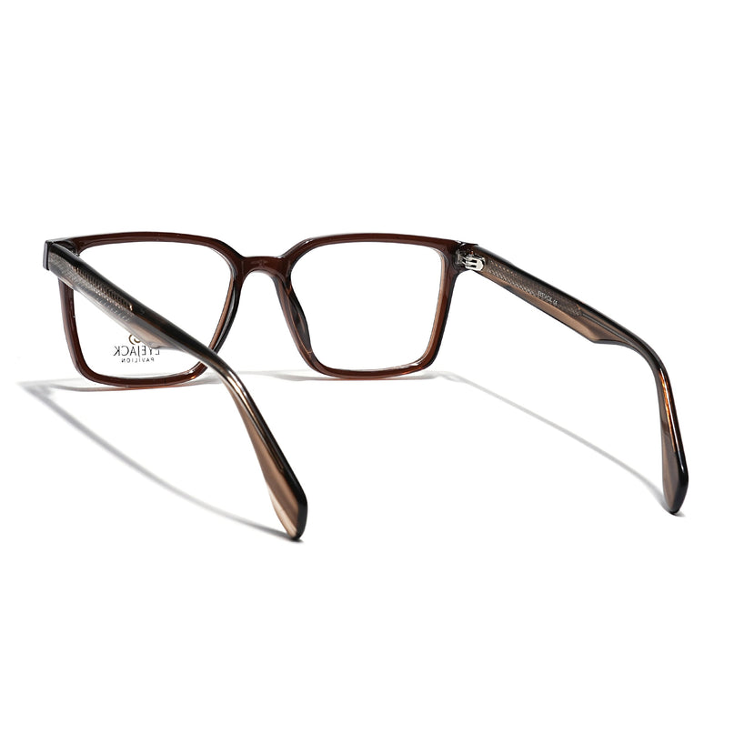 Eyejack Brown Wayfarer Eyeglasses for Men & Women (163006FCL2279)