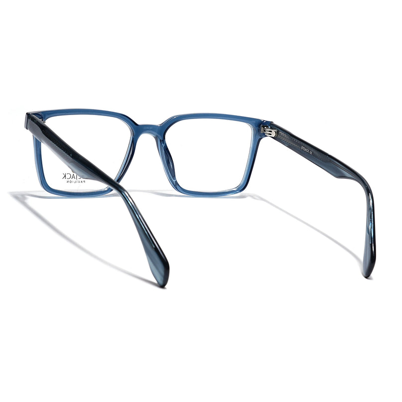 Eyejack Blue Wayfarer Eyeglasses for Men & Women (163006FCL2281)