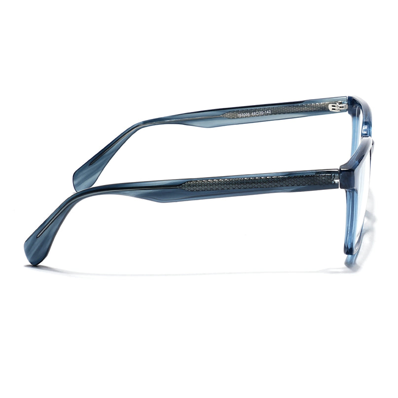 Eyejack Blue Wayfarer Eyeglasses for Men & Women (163006FCL2281)