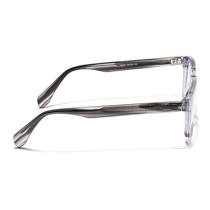 Eyejack Grey Square Eyeglasses for Men & Women (163007FCL2286)