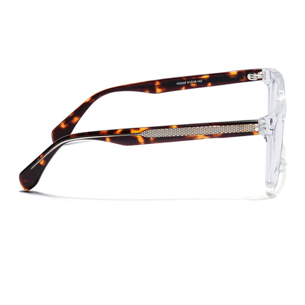 Eyejack Transparent Wayfarer Eyeglasses for Men & Women (163009FCL2307)