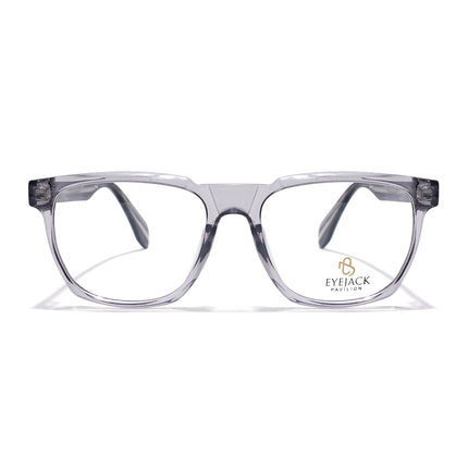 Eyejack Grey Wayfarer Eyeglasses for Men & Women (163010FCL2310)