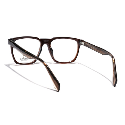 Eyejack Brown Wayfarer Eyeglasses for Men & Women (163010FCL2311)