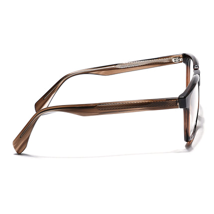 Eyejack Brown Wayfarer Eyeglasses for Men & Women (163010FCL2311)