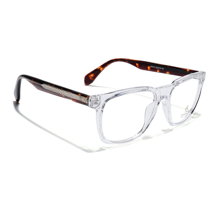 Eyejack Transparent Wayfarer Eyeglasses for Men & Women (163010FCL2315)