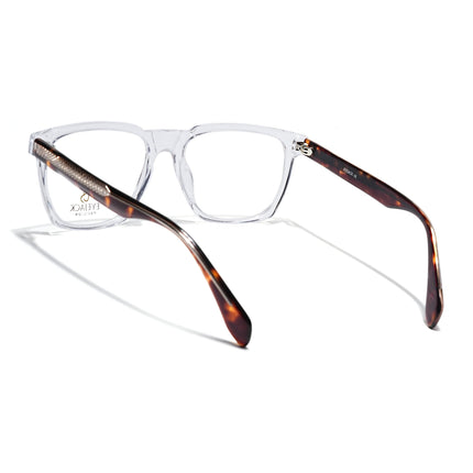 Eyejack Transparent Wayfarer Eyeglasses for Men & Women (163010FCL2315)