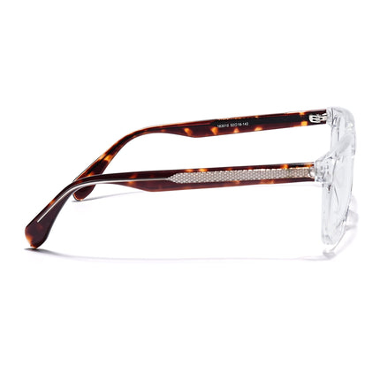 Eyejack Transparent Wayfarer Eyeglasses for Men & Women (163010FCL2315)