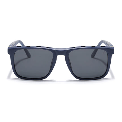 Eyejack Blue Wayfarer Polarized Sunglasses for Men & Women (17013PCL2136)