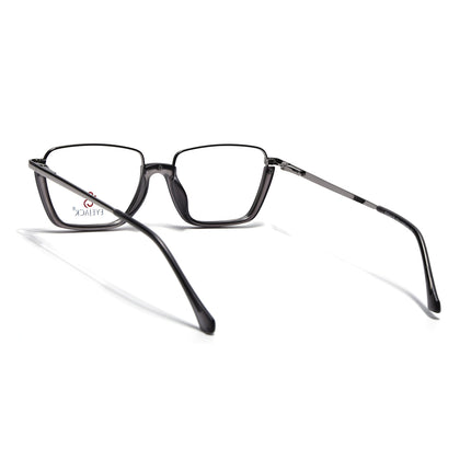 Eyejack Skyline Silver & Grey Round Eyeglasses for Men & Women (170203FCL2118-C9)