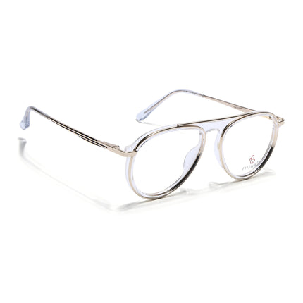 Eyejack Golden & Transparent Aviator Eyeglasses for Men & Women (170210FCL2048-C5)