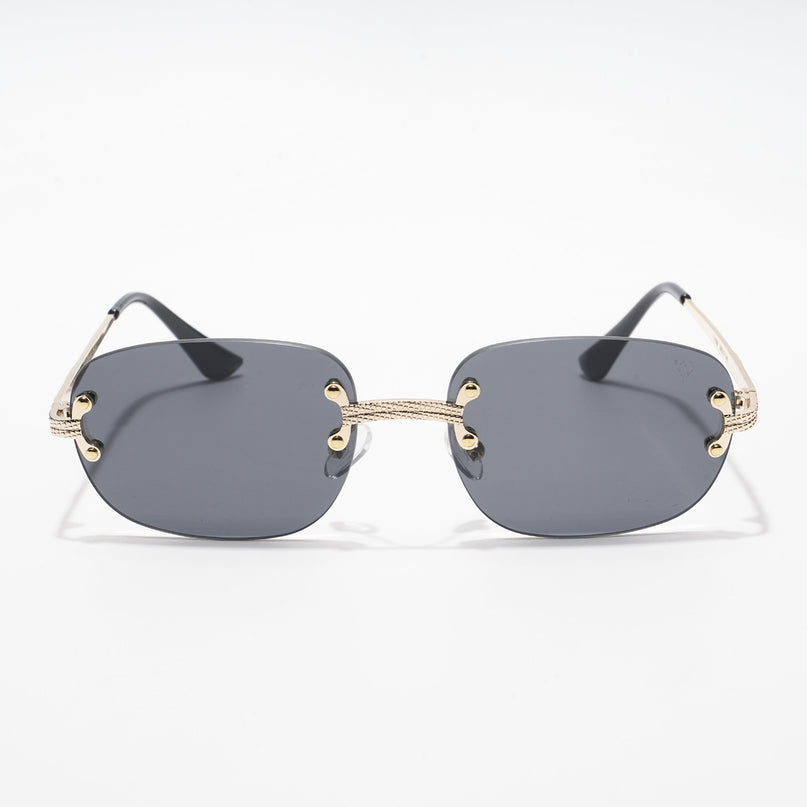 Raven | Black Rimless Sunglasses - MG3610