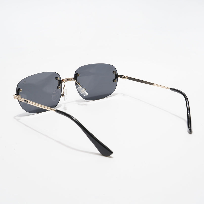 Raven | Black Rimless Sunglasses - MG3610