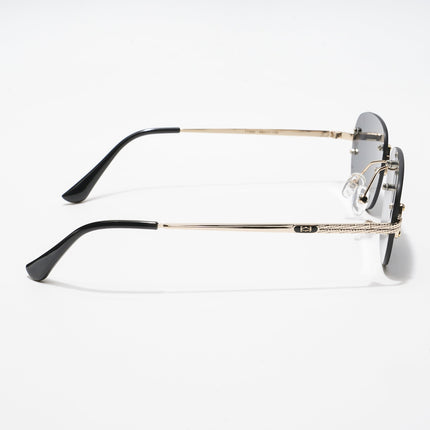 Raven | Black Rimless Sunglasses - MG3610