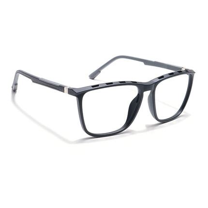 Eyejack Photochromic Matt Black Square Eyeglasses for Men & Women (18002CL588-C2)