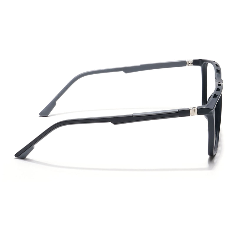 Eyejack Photochromic Matt Black Square Eyeglasses for Men & Women (18002CL588-C2)