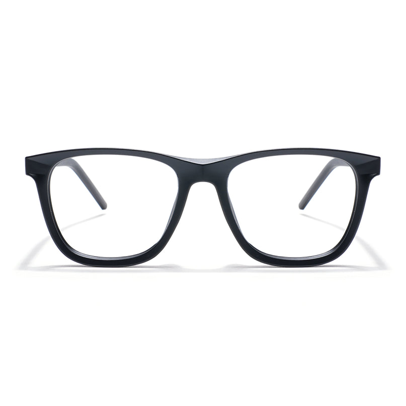 Eyejack Photochromic Matt Black Square Eyeglasses for Men & Women (18004CL592-C2)