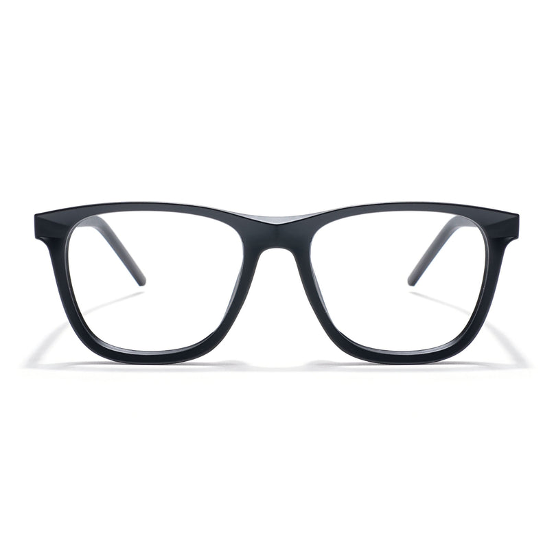 Eyejack Photochromic Matt Black Square Eyeglasses for Men & Women (18004CL592-C2)