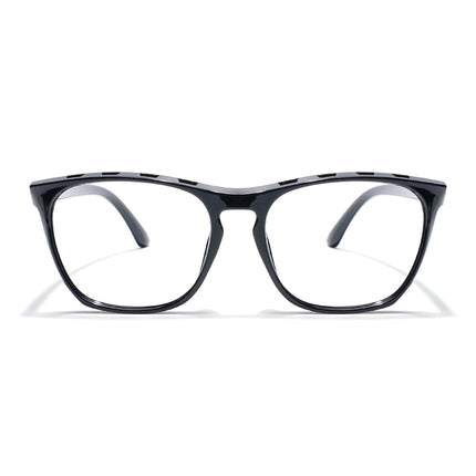Eyejack Photochromic Shine Black Square Eyeglasses for Men & Women (18011CL593-C1)