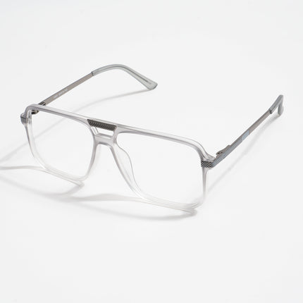 EyeJack Titex Matt Grey Wayfarer Eyeglasses for Men & Women (18901CL254-C6)