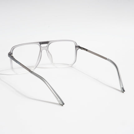 EyeJack Titex Matt Grey Wayfarer Eyeglasses for Men & Women (18901CL254-C6)