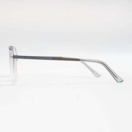 EyeJack Titex Matt Grey Wayfarer Eyeglasses for Men & Women (18901CL254-C6)