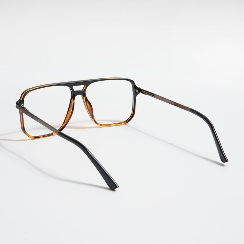 EyeJack Titex Demi Brown Wayfarer Eyeglasses for Men & Women (18901CL259-C11)
