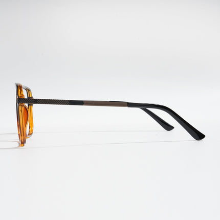 EyeJack Titex Demi Brown Wayfarer Eyeglasses for Men & Women (18901CL259-C11)