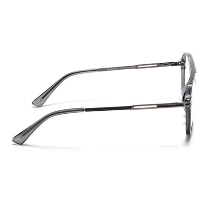 EyeJack Titex Shine Grey Wayfarer Eyeglasses for Men & Women (18902CL264-C5)