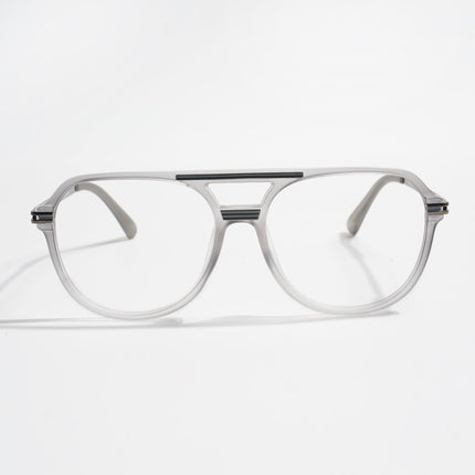 EyeJack Titex Matt Grey Wayfarer Eyeglasses for Men & Women (18902CL265-C6)