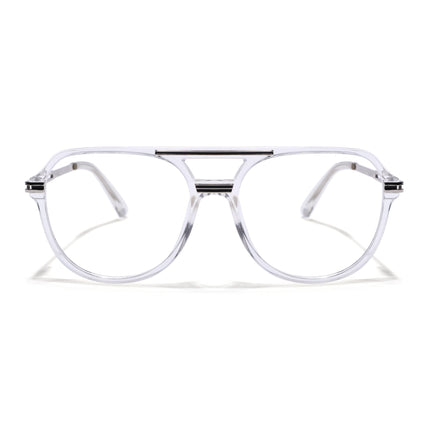 EyeJack Titex Transparent Wayfarer Eyeglasses for Men & Women (18902CL266-C7)