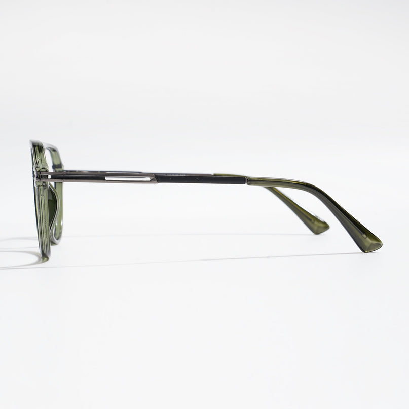 EyeJack Titex Green Wayfarer Eyeglasses for Men & Women (18902CL267-C8)