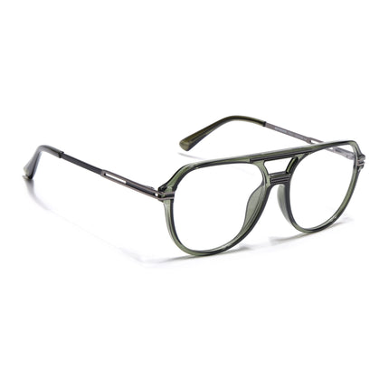 EyeJack Titex Green Wayfarer Eyeglasses for Men & Women (18902CL267-C8)