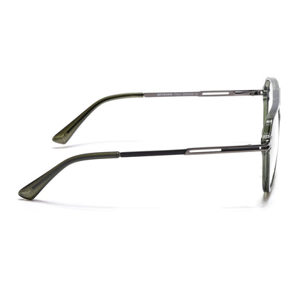 EyeJack Titex Green Wayfarer Eyeglasses for Men & Women (18902CL267-C8)