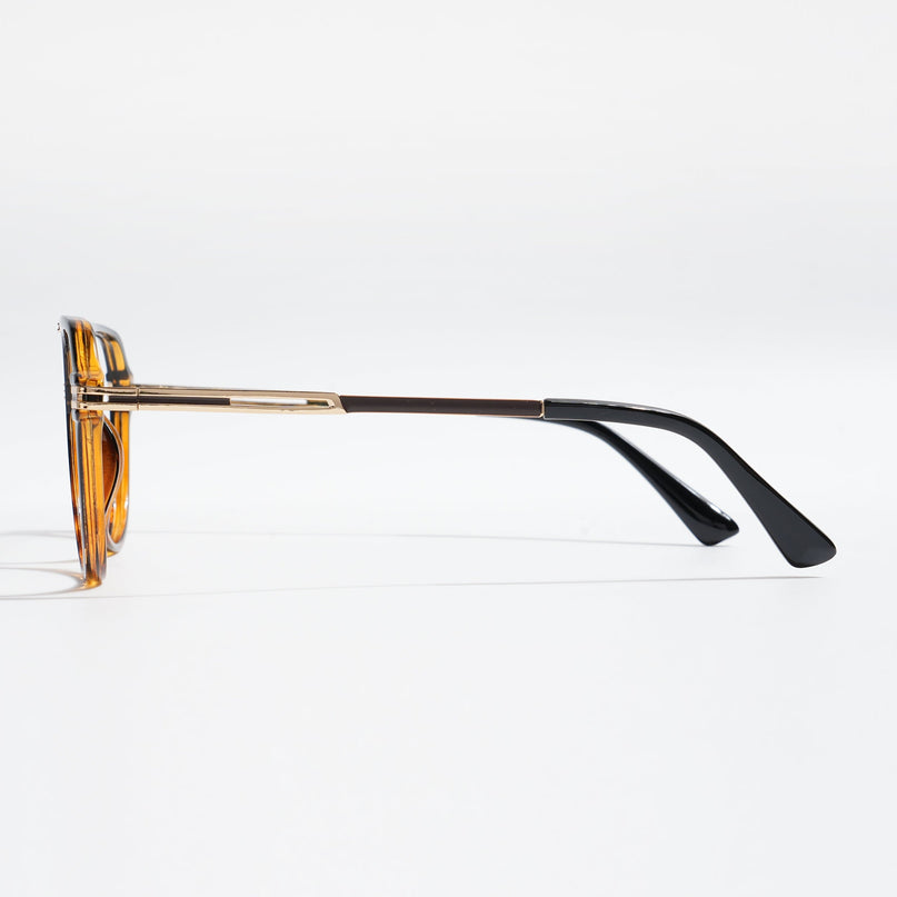 EyeJack Titex Demi Brown Wayfarer Eyeglasses for Men & Women (18902CL269-C10)